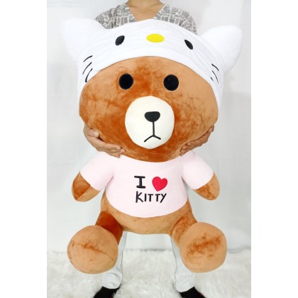 {M'SIA STOCK} KITTY/SALLY DUCK SOFT TOYS/PLUSH TOYS/KIDS TOYS 70CM 凯蒂猫/Line娃娃玩具公仔70厘米 Patung Beruang
