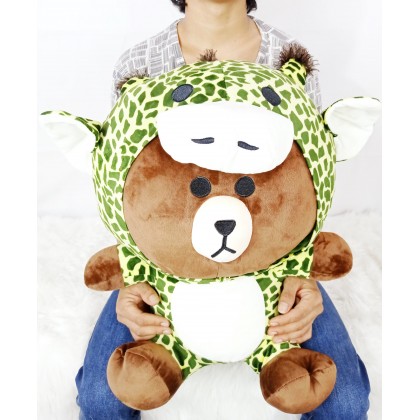 {M'SIA STOCK} Animal Line SoftToys/PlushToys/KidsToys 50cm 动物Line Family娃娃玩具公仔50厘米 Patung Beruang