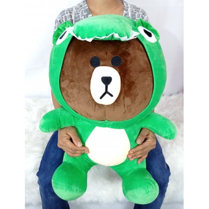 {M'SIA STOCK} Animal Line SoftToys/PlushToys/KidsToys 50cm 动物Line Family娃娃玩具公仔50厘米 Patung Beruang