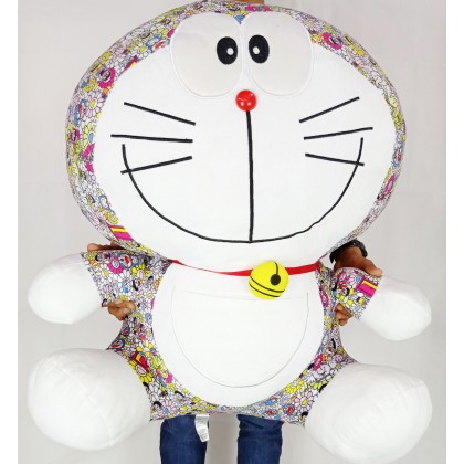 Doraemon SoftToys/PlushToys/KidsToys 70cm 印花叮当娃娃玩具公仔70厘米 Patung Beruang