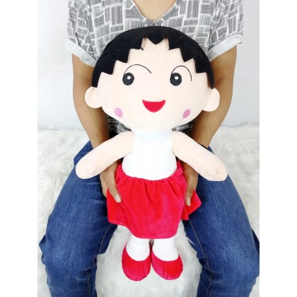 {M'SIA STOCK} Chibi Maruko SoftToys/PlushToys/KidsToys 50cm 樱桃小丸子娃娃玩具公仔50厘米 Patung Beruang {M'SIA STOCK} Chibi Maruko SoftToys/PlushToys/KidsToys 50cm 樱桃小丸子娃娃玩具公仔50厘米 Patung Beruang
